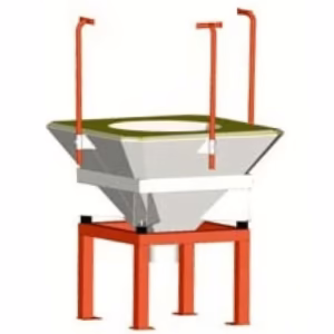 Big Bag Discharger Bagboy One Way Type A – Floor Frame with Centering Arms