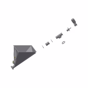 Auger Box Kit UNIK Center Maflex 125 – Unassembled