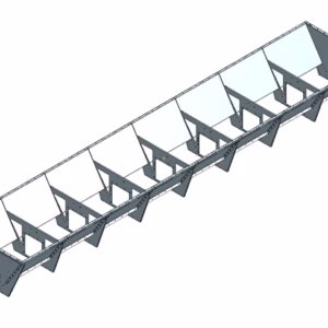 Tippficka till T57 kedjetransportör 8,0 m – 4,9 m³