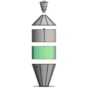 Bottensektionsplåt 1,5 mm